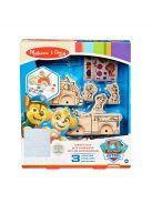 Melissa & Doug fa készségfejlesztő játék, Mancs őrjárat kifesthető fa járművek