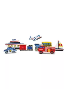   Melissa & Doug Fa készségfejlestő játék, könnyen megfogható puzzle