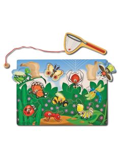   Melissa & Doug Fa készségfejlesztő játék, mágneses lepkeháló