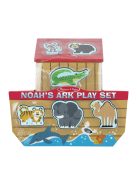 Melissa & Doug Fa Készségfejlesztő játék, Noé bárkája formaegyeztető játék
