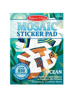 Melissa & Doug mozaik matrica füzet Óceán
