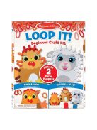 Melissa & Doug kreatív játék kezdőknek, hurkold! - farmállatka bábok
