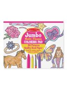 Melissa & Doug Kreatív játék, Jumbo színező, pink