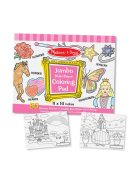 Melissa & Doug Kreatív játék, Jumbo színező, pink