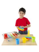 Melissa & Doug Sütés-főzés, Konyhai étkészlet szárítóval