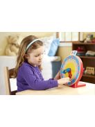 Melissa & Doug fa készségfejlesztő játék, forgasd és olvasd, óratanuló