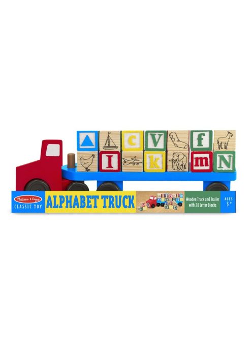 Melissa & Doug betűszállító teherautó