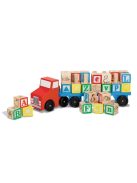 Melissa & Doug betűszállító teherautó