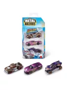 Metal Machines színváltós fém kisautó csomag, 3 db-os, 1. sorozat - többféle