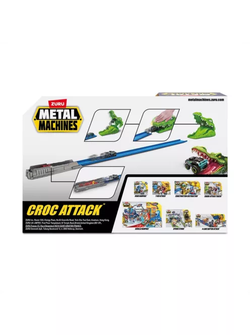 Metal Machines krokodil támadás játékszett