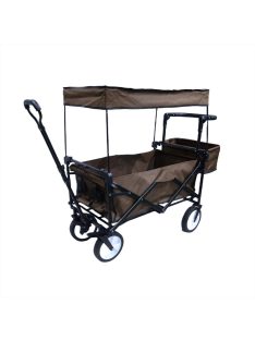   Wonderland összecsukható kerti kocsi, fedett, 130x53x100 cm