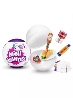   Shopping Mini Brands mini világmárkák meglepetés csomag, 5 db-os - 3. széria