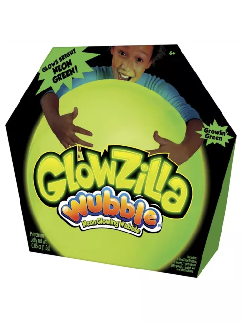 Világító Glowzilla Wubble, 75 cm - neon zöld