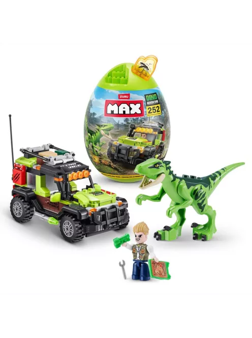 Zuru MAX Dino Adventure dinó tojás kapszula, 252 db-os