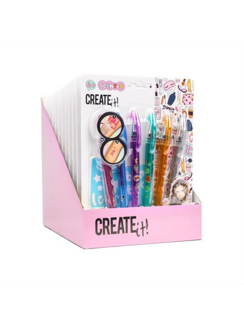 Canenco Create It! Tetováló zseléstollak sablonnal, 6 db - kétféle