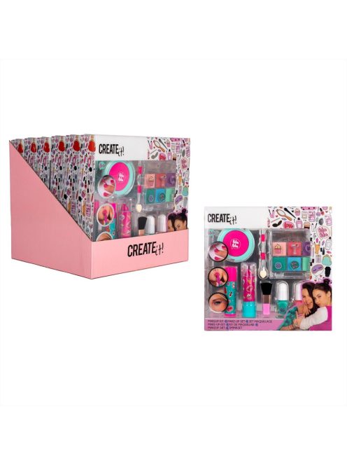Canenco Create It! Pink-türkiz make-up szett