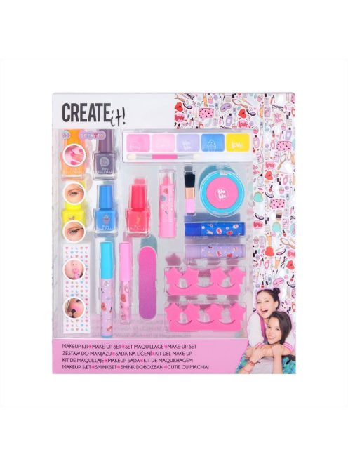 Canenco Create It! Make-Up szett neon és csillámló színekkel