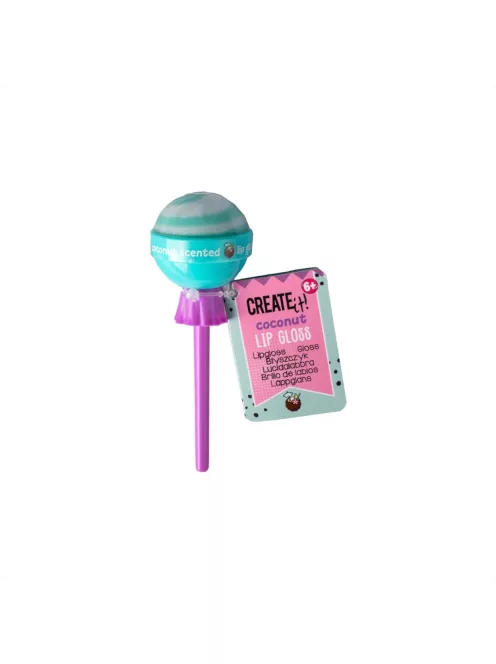 Canenco Create It! Candy szájfény nyalóka - kókuszos pina colada ízű