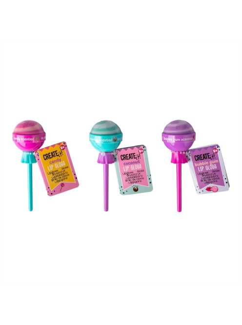 Canenco Create It! Candy szájfény nyalóka – többféle