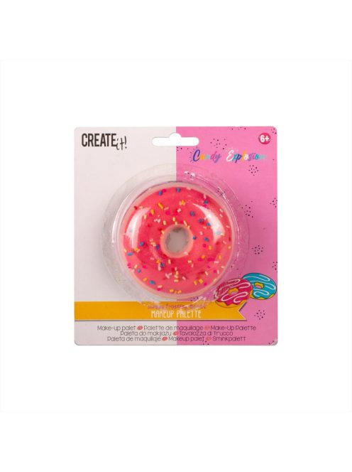 Canenco Create It! Candy sminkpaletta fánkban - rózsaszín