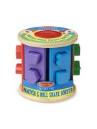 Melissa & Doug Fa készségfejlesztő játék, Gurulós formarendező