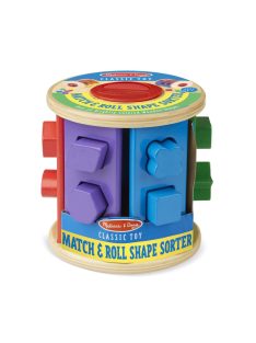   Melissa & Doug Fa készségfejlesztő játék, Gurulós formarendező