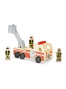 Melissa & Doug Fa jármű, létrás tűzoltóautó