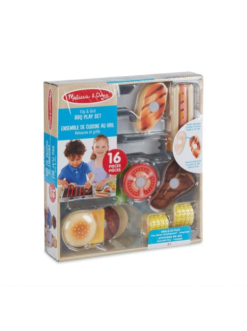 Melissa & Doug, sütés-főzés, grill és bbq készlet