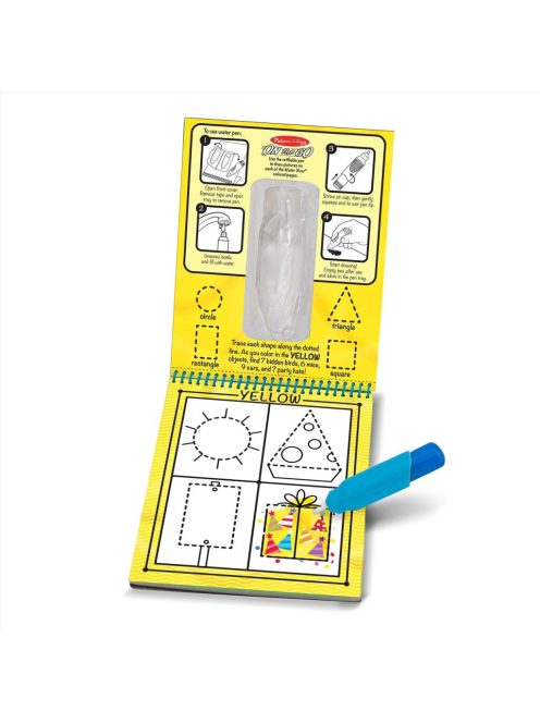 Melissa & Doug rajzolás vízzel - színek és formák