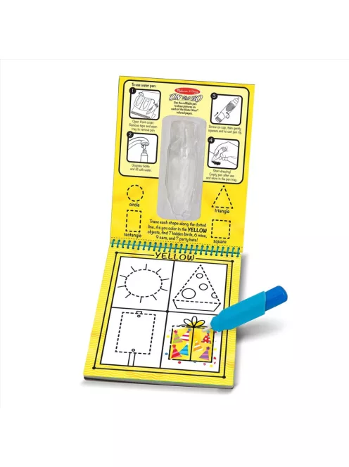 Melissa & Doug rajzolás vízzel - színek és formák