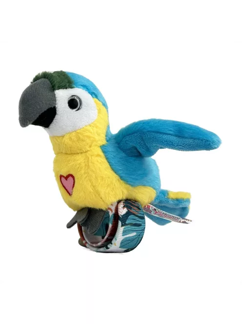 Happy Yappers interaktív plüss - kék arapapagáj