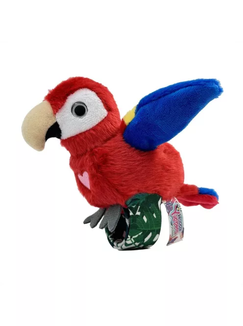Happy Yappers interaktív plüss - piros arapapagáj