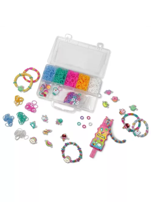Rainbow Loom Auto Loom Cutie Club gumikarkötő készítő szett