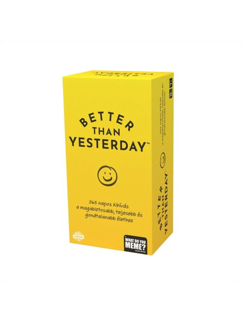 Better Than Yestarday motivációs játék