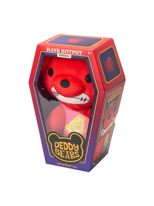 Deddy Bear Hank plüss koporsóban, 4. sorozat, 30 cm-es - Hank Hotpot