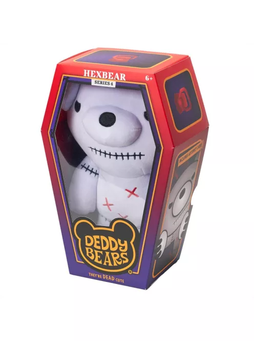 Deddy Bear Hank plüss koporsóban, 4. sorozat, 30 cm-es - Hexbear