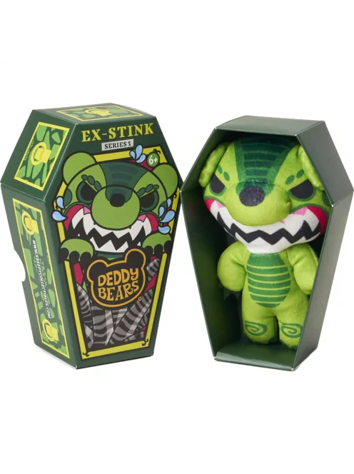 Deddy Bears plüss koporsóban, 5. sorozat, 15 cm-es - Ex-Stink