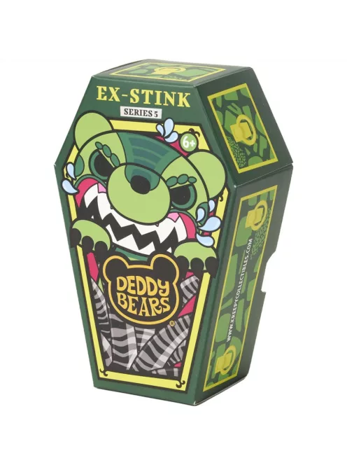 Deddy Bears plüss koporsóban, 5. sorozat, 15 cm-es - Ex-Stink