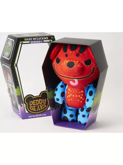 Deddy Bears plüss koporsóban, 5. sorozat, 30 cm-es - Daze Mclick