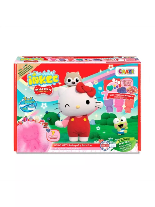 Craze Inkee Vegán fürdő nagy szett - Hello Kitty