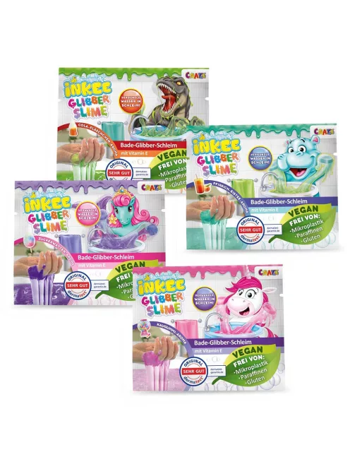 Craze Inkee Vegán fürdő slime mini - vegyes