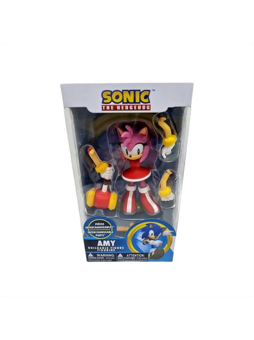 Sonic, a sündisznó összerakható figura, 18 cm - Amy Rose