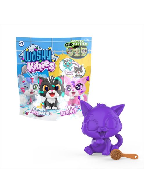 Washy Friends Color Reveal pancsoló cicusok megepetés tasakban - többféle