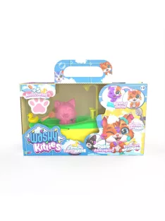   Washy Friends Color Reveal Pancsoló cicusok káddal és 5 kiegészítővel - Szörmi
