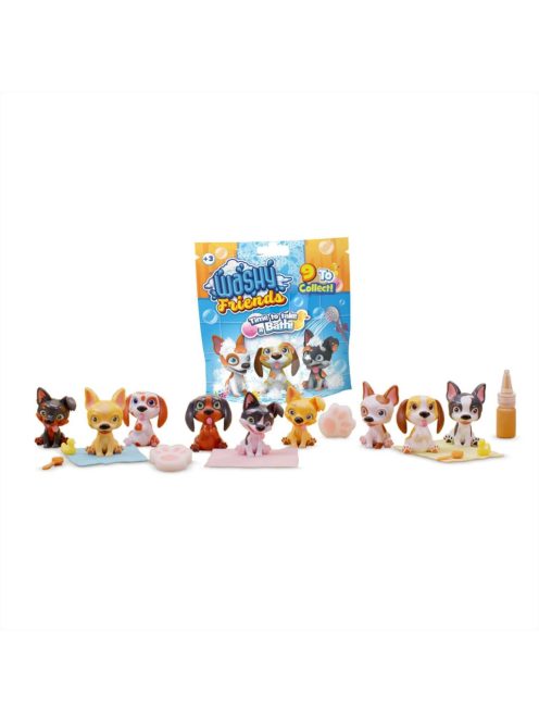 Washy Friends Color Reveal Pancsoló kutyusok meglepetés tasakban - többféle