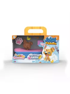   Washy Friends Color Reveal Pancsoló kutyusok káddal és 5 kiegészítővel - Corgi