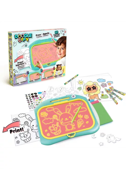 Doodle Copy rajztábla nyomtatóval, 50 mintával