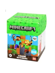 Minecraft meglepetés figura kulcstartó, 13 cm, 2. sorozat