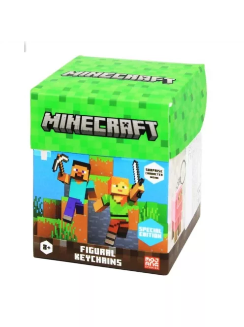Minecraft meglepetés figura kulcstartó, 13 cm, 2. sorozat