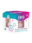 Make It Real, 3C4G Pink & arany kollekció, 5 db-os körömlakk hatszögű dobozban